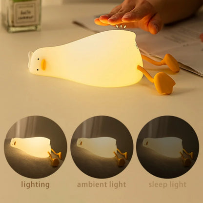 Duck Rechargeable LED Night Light Pat