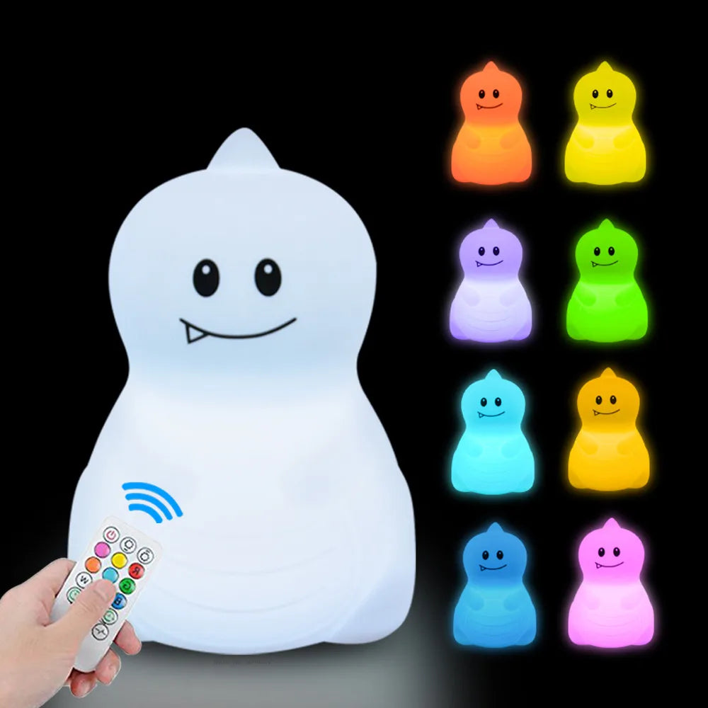 Owl LED Night Light Touch Sensor Remote Control