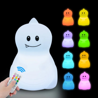 Owl LED Night Light Touch Sensor Remote Control