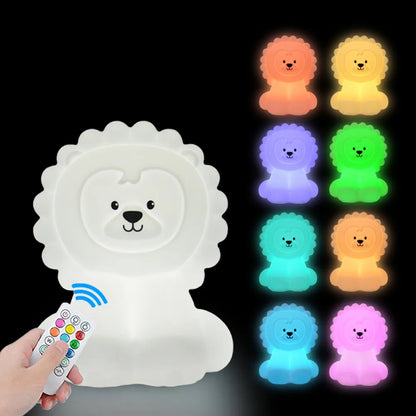 Owl LED Night Light Touch Sensor Remote Control